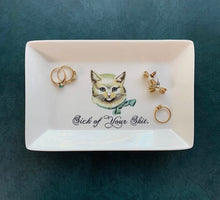 Load image into Gallery viewer, Sick of Your Shit Trinket Tray