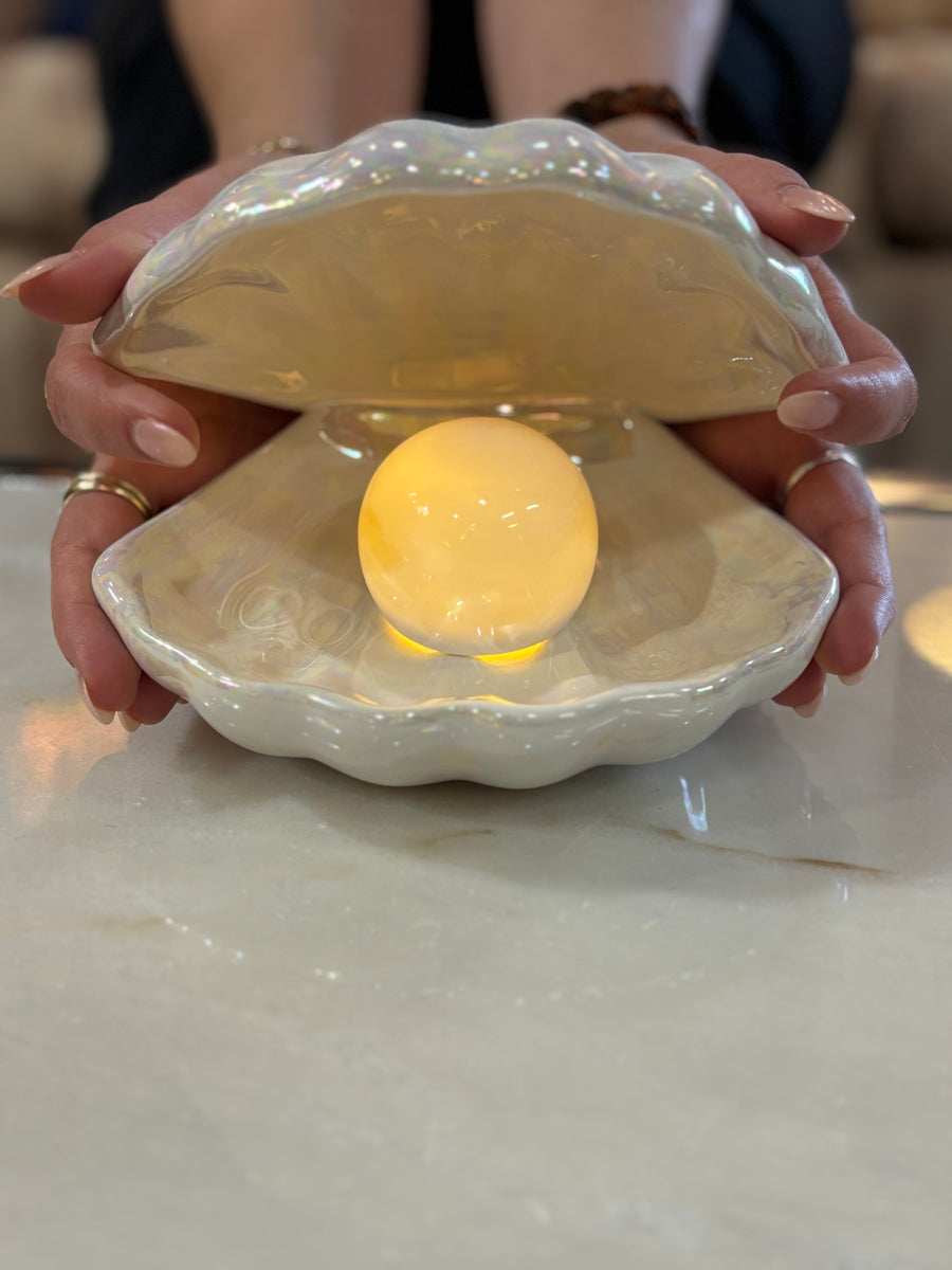 Shell and pearl lamp hotsell