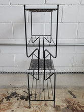 Load image into Gallery viewer, Mid Century Metal Plant Stand/Shelf