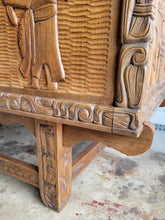 Load image into Gallery viewer, MCM Carved Mayan Revival Desk