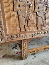 Load image into Gallery viewer, MCM Carved Mayan Revival Desk