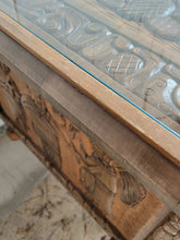 Load image into Gallery viewer, MCM Carved Mayan Revival Desk