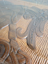 Load image into Gallery viewer, MCM Carved Mayan Revival Desk