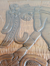 Load image into Gallery viewer, MCM Carved Mayan Revival Desk