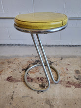 Load image into Gallery viewer, Gilbert Rohde Z Stool - Yellow Upholstery