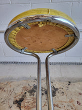 Load image into Gallery viewer, Gilbert Rohde Z Stool - Yellow Upholstery