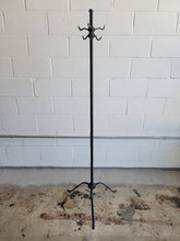 Load image into Gallery viewer, Primitive Painted Wrought Iron Coat Rack