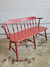 Load image into Gallery viewer, Vintage Painted Farm Style Bench
