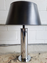 Load image into Gallery viewer, 1970s Chrome Column Lamp