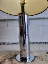 Load image into Gallery viewer, 1970s Chrome Column Lamp