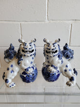 Load image into Gallery viewer, Pair of Vintage Japanese Kutani Foo Dogs