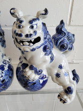 Load image into Gallery viewer, Pair of Vintage Japanese Kutani Foo Dogs