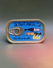 Load image into Gallery viewer, Tinned Fish Candle - Sardines in Olive Oil and Sea Salt