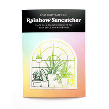 Load image into Gallery viewer, Plant Window Rainbow Suncatcher Sticker