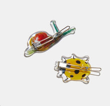 Load image into Gallery viewer, Garden Critters Hair Clips