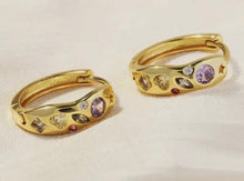 Load image into Gallery viewer, Confetti Hoop Huggies