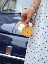 Load image into Gallery viewer, Hand-painted Celestial Sun Compact Mirror