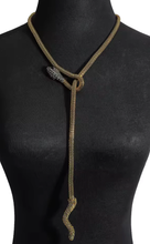 Load image into Gallery viewer, Snake Rhinestone Statement Necklace