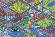 Load image into Gallery viewer, Baltimore Matropolis Puzzle City Playmat