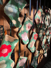 Load image into Gallery viewer, Stockings Made of Vintage Quilts