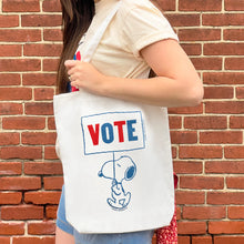 Load image into Gallery viewer, Snoopy Vote Tote