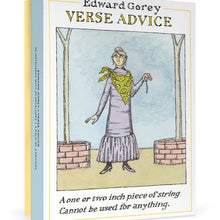 Load image into Gallery viewer, Edward Gorey: Verse Advice Boxed Notecard Assortment