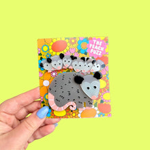 Load image into Gallery viewer, Possum Family Hair Clip Set
