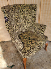 Load image into Gallery viewer, Luxe Zebra Upholstered Armchair