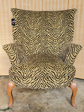 Load image into Gallery viewer, Luxe Zebra Upholstered Armchair
