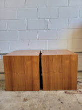 Load image into Gallery viewer, Pair of Mid Century Danish Teak Nightstands