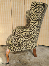 Load image into Gallery viewer, Luxe Zebra Upholstered Armchair