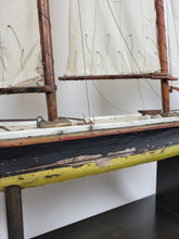 Load image into Gallery viewer, Antique Model Schooner