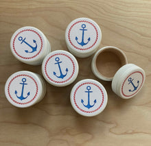 Load image into Gallery viewer, Blue Anchor with Red Rope Box
