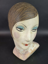 Load image into Gallery viewer, Art Deco French Plaster Milliner’s Bust