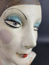 Load image into Gallery viewer, Art Deco French Plaster Milliner’s Bust