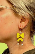 Load image into Gallery viewer, Pasta Party Dangly Earrings
