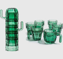 Load image into Gallery viewer, Stacking Cactus Drink Set
