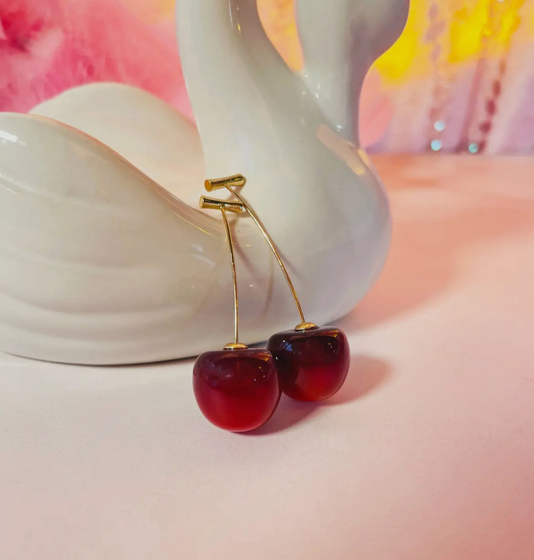 Pair of Cherry Earrings