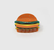 Load image into Gallery viewer, Sparkly Cheeseburger Hair Claw
