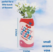 Load image into Gallery viewer, Lucky Cherry Cream Soda Vase
