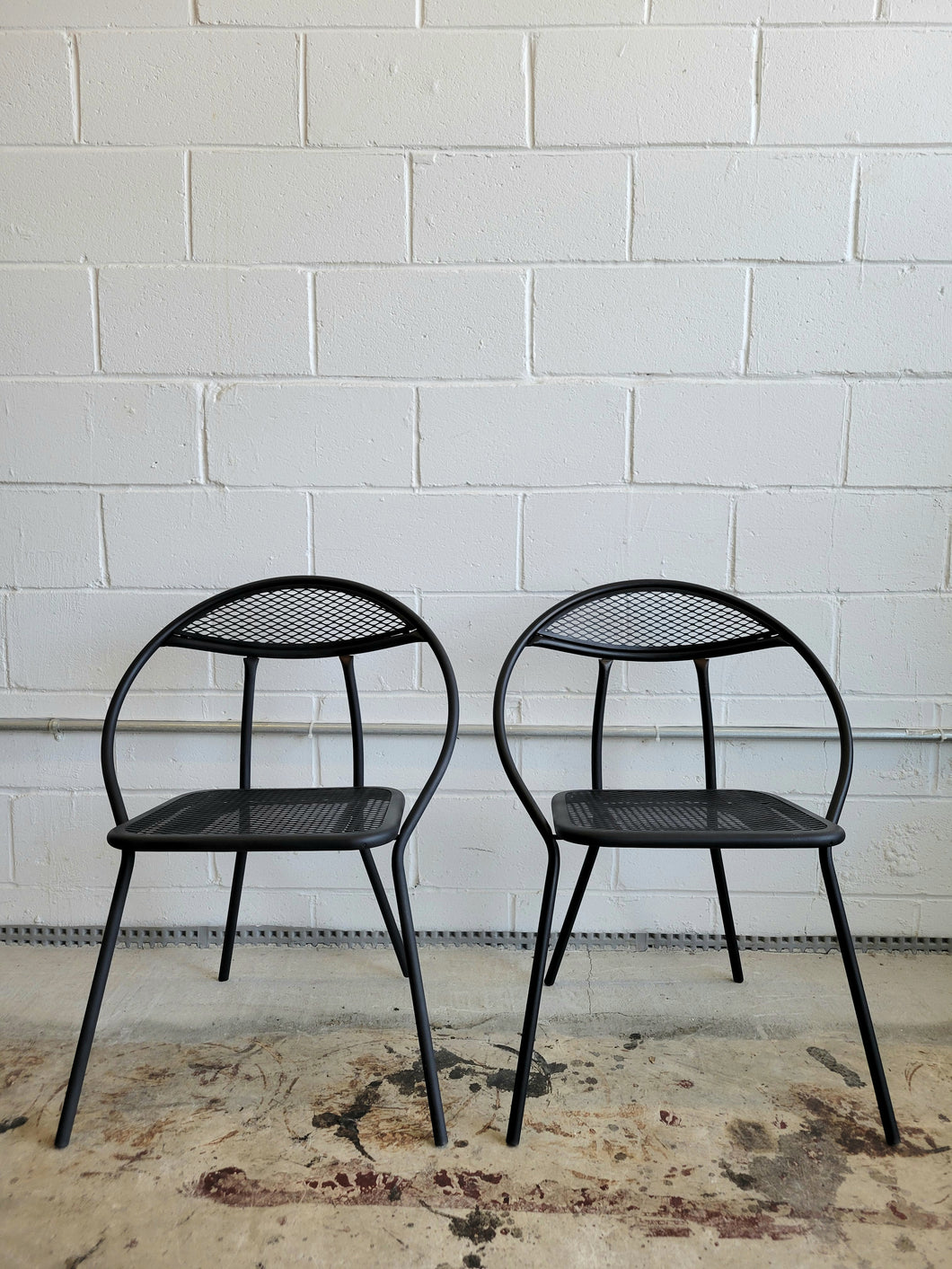 Pair of Mid Century Salterini for Rid Jid Folding Hoop Chairs