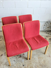 Load image into Gallery viewer, Set of Four Vintage Bill Stephens for Knool Sude Chairs
