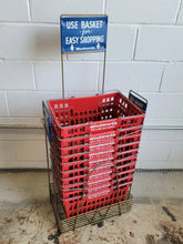 Load image into Gallery viewer, Woolworth Shopping Baskets with Stand
