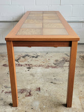 Load image into Gallery viewer, Mid Century Tile Top Hallway/Sofa Table
