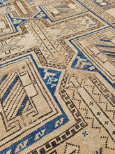 Load image into Gallery viewer, Caucasian Rug with Blue
