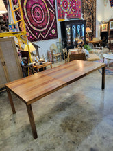 Load image into Gallery viewer, Modern Parsons Style Dining Table with Leaf
