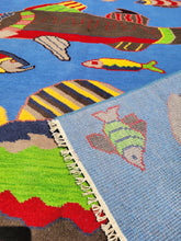 Load image into Gallery viewer, Gabbeh Fish Gallery Rug
