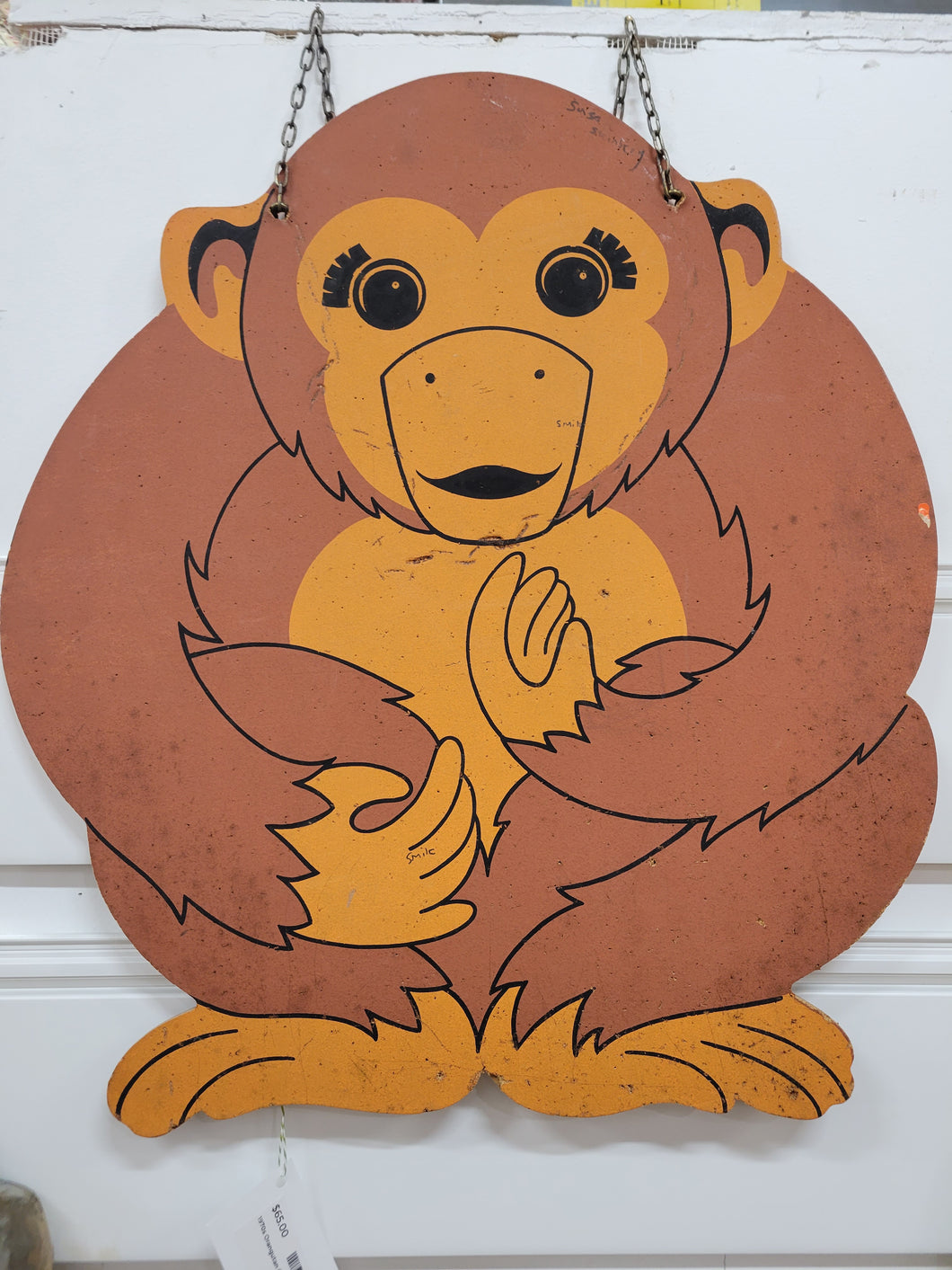 1970s Orangutan Corkboard