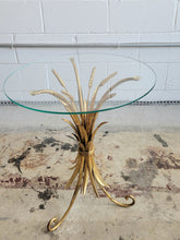 Load image into Gallery viewer, Hollywood Regency Wheat Sheaf Cocktail Table
