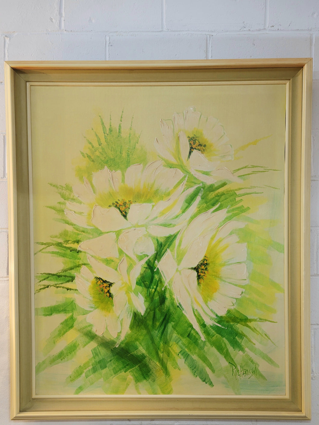Large Floral Painting by Richardsen